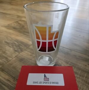 Utah Jazz 16oz City Edition NBA Pint Glass Wincraft NWT
